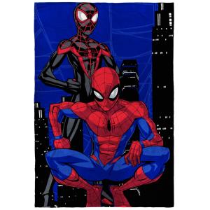 Детское одеяло Spider-Man Swing Into Action 62 x 90, микрофибра, синий