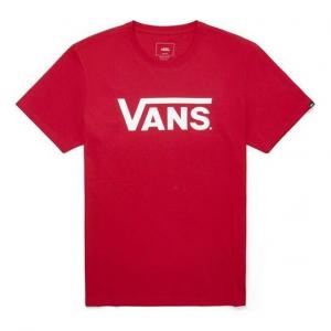 Футболка men's tee attack classic logo short sleeve casual red Vans, красный