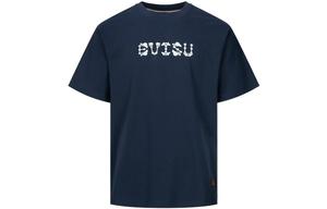 Футболка мужская черная/синяя Evisu, черный/синий