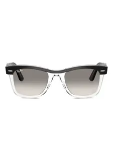 Солнцезащитные очки в квадратной оправе Ray-Ban, черный