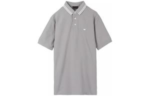 Поло мужское серое SS23 EMPORIO ARMANI, серый