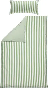 Двустороннее постельное белье , нефритово-белый, 1x 135x200 см + 1x 40x80 см Erwin Müller