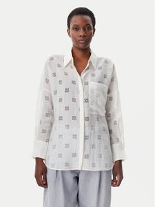 Рубашка оверсайз Essence 50531562 Hugo, белый