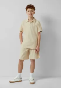 Mit strukturmuster поло рубашка S.Oliver, Puder