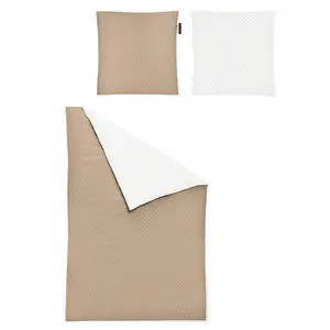 Двустороннее постельное белье Irisette «Джессика», вневременная коллекция Instagram-блогера, цвет natur