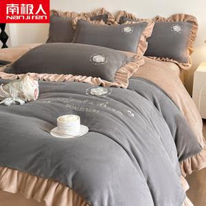 Antarctic Комплект постельного белья 1,8 м, 4 предмета, простыня, с одеялом 4 кг, стеганое, бежевый