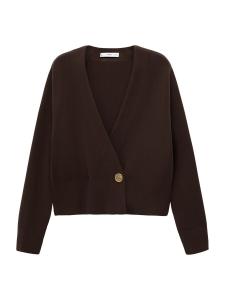 Вязаный кардиган MANGO ANITA, Chocolate