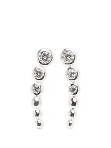 Серьги-гвоздики Tennis Climber Missoma, серебряный