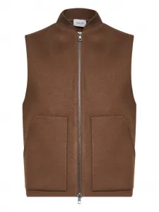 Жилет с накладными карманами D4.0, коричневый