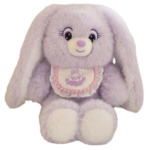 Креативная милая плюшевая кукла Mina Bunny высотой 28см/42см/55см Small bubble, фиолетовый