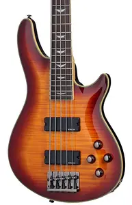 Электрический бас Schecter Omen Extreme-5. Винтажный санберст