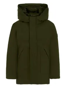 Стеганая куртка с капюшоном Save The Duck Kids, зеленый