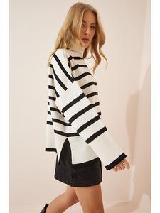 Пуловер Happiness Istanbul, цвет creme/schwarz