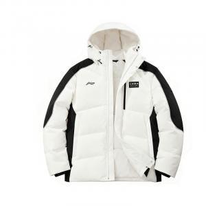 Женская зимняя пуховая куртка Li Ning, белая, модель для национальной сборной