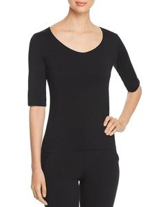 Мягкая футболка с круглым вырезом Emporio Armani, черный