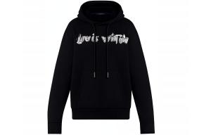 Толстовка мужская Louis Vuitton с логотипом, черный