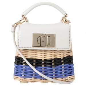 Furla Кожаная сумка тоут Шоппер Женская сумочка Плечевая сумка Мини кроссбоди разноцветная