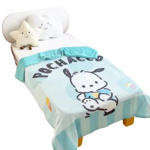 Стираемая подушка-мешок Kuromi Ice Cinnamoroll для детского сада летнее одеяло Sanrio, Letter Pochacco