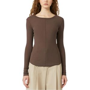 Футболка Regular женская umber WEEKEND MaxMara, коричневый