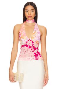 Топ riviera в медальоне Majorelle, мультиколор