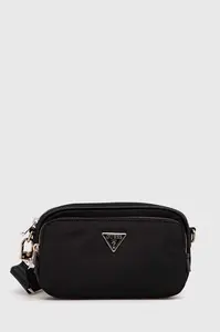 Сумка Guess кросс-боди с внешним карманом, черный