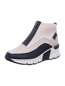 ботинки бежевого цвета rieker