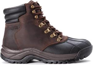 Мужские зимние повседневные ботинки Propet Blizzard Mid с круглым носком и низкой голенью - черные Propét, коричневый