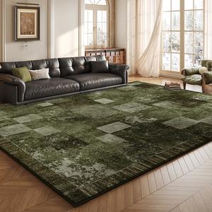 Budis Ковер 200х400 см для гостиной/спальни в винтажном французском стиле, waterproof, нескользящий, моющийся, с высоким ворсом