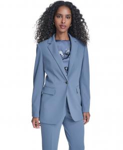 Небольшой пиджак с воротником-стойкой и одной пуговицей Calvin Klein, Flint