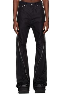 Темпл болан банановые джинсы Rick Owens, черный