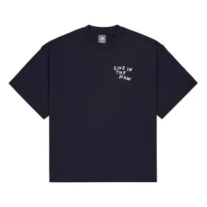 New Balance Футболка NB Grey SS25 мужская navy blue