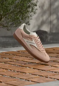 Кроссовки kandidate с низкой шнуровкой Karl Lagerfeld, Nude