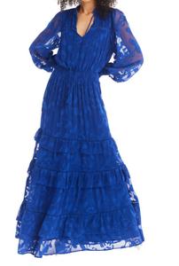 Платье макси Nora в кобальтово-синем цвете ALLISON NEW YORK