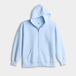 Детская худи с молнией спереди, оверсайз, размеры 6-20, Regular и Plus So, Frost Wind