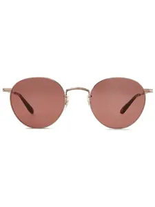 Солнцезащитные очки в круглой оправе Garrett Leight, золотой