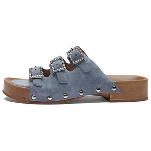 LE SAUNDA Женские противоскользящие тапочки устойчивые к истиранию Haze Blue NAS, цвет Haze Blue NAS