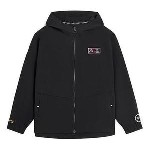 Куртка way of wade graphic полноразмерная куртка с капюшоном и молнией Li-Ning, черный