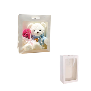Плюшевый мишка Adorable Bear Dolls высота 30 см длина 20 см Beerus, синий bear-shopping bag-ambient светло--bouquet