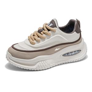 Низкие повседневные туфли с амортизаторами, противоскользящими и износостойкими свойствами для мужчин Kuding, Beige