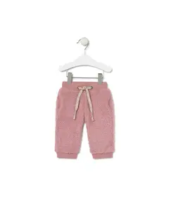 Спортивные брюки для малыша из мягкого короткого ворса Tous, розовый
