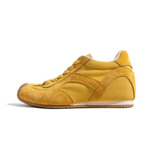 KODI Дышащие и легкие женские высокие кеды на платформе 7 см подсолнечно-желтого цвета, цвет Sunflower Yellow-Height Increase Version 7cm