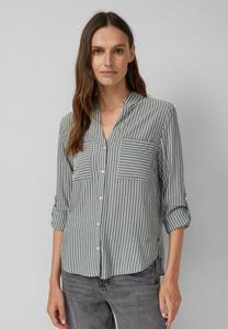 Блуза s.Oliver Button-down blouse, Petrol/Green