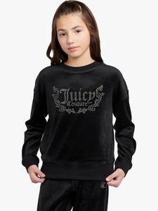 Детский свитшот с логотипом Juicy Couture, Jet Black