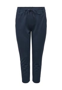 Брюки тканевые, стандартного кроя, на кулиске, женские ONLY CARMAKOMA, цвет Night Sky
