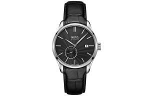 MIDO Часы Automatic Mechanical Movement Men's Watch Black Dial Stainless Steel Watch Case Leather Watch Bands, Black