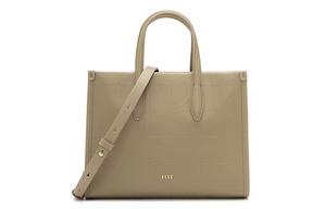 ELLE Кожаная женская сумка кросс-боди Medium White/Gray