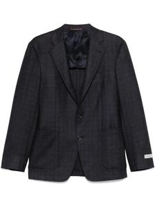 Canali клетчатый пиджак, синий