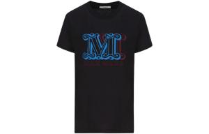 Майка с принтом логотипа Max Mara MaxMara, черный