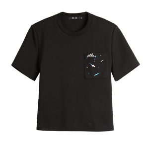 Футболка Women's Crew Neck Moderate Others ELLE, черный