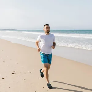 BARERUN Обувь для водных видов спорта на босу ногу с быстрой сушкой, аква-носки для плавания, пляжа, бассейна, серфинга, йоги для женщин и мужчин, черный